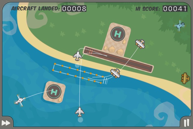 Flight Control, slightly more interesting than Train Simulator unless you're into that kind of thing. Not that there's anything wrong with that.